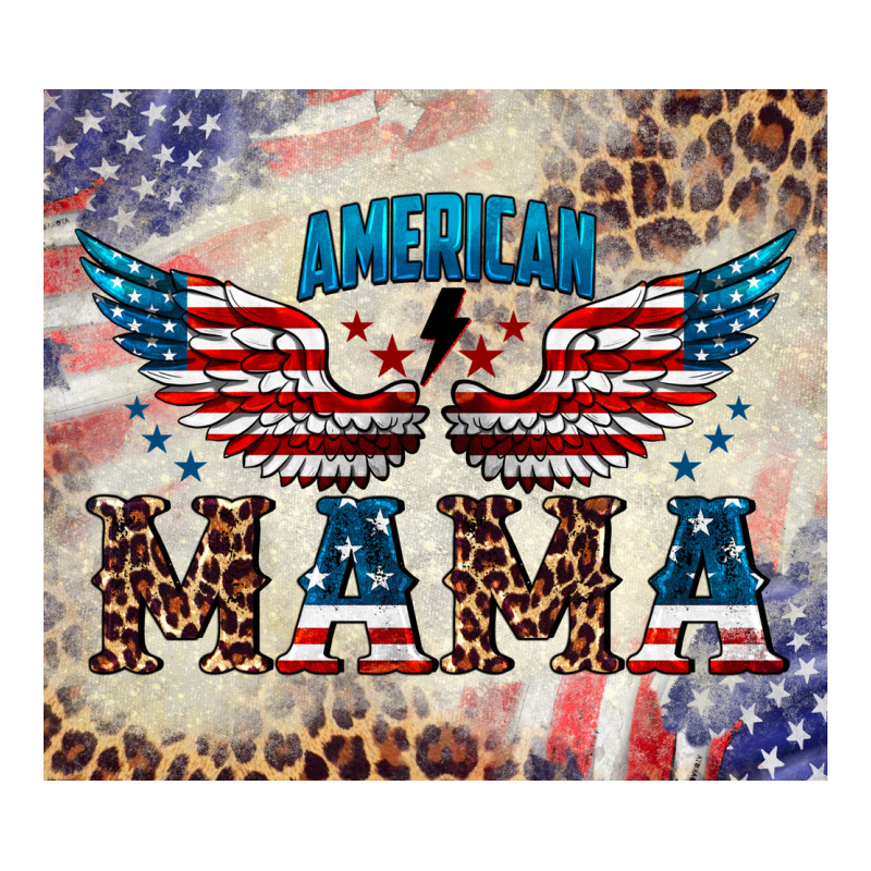 American Mama Zipper Hoodie by BarkalooDesign | Teevron