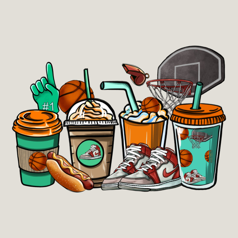 Basketball Coffee Cups Heavy Core Tee by NancyCooperArtShop | Teevron