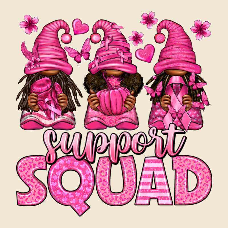 Breast Cancer Afro Gnomies Support Squad Premium Tee by texasbilliewilder | Teevron