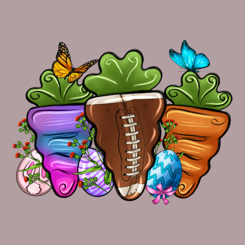 Football Easter Sports Carrots Vintage Hoodie by OliviaCreatesArt | Teevron