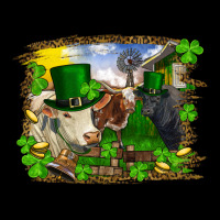 St Patrick's Day Cows Heavy Core Tee | Teevron
