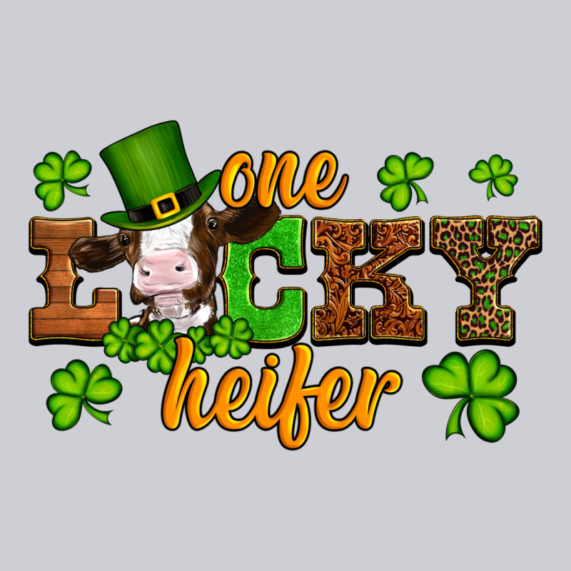 St Patricks One Lucky Heifer Baby Cow Heavyweight Sweatshirt by Artiststas | Teevron