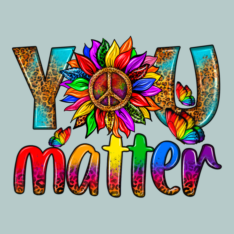 Lgbtq+ You Matter With Leopard Heavy Core Tee by NancyCooperArtShop | Teevron
