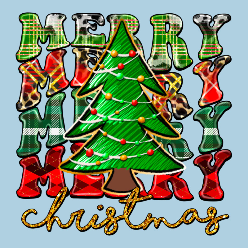 Merry Christmas Tree Premium Hoodie by CowhideDigitalArt | Teevron