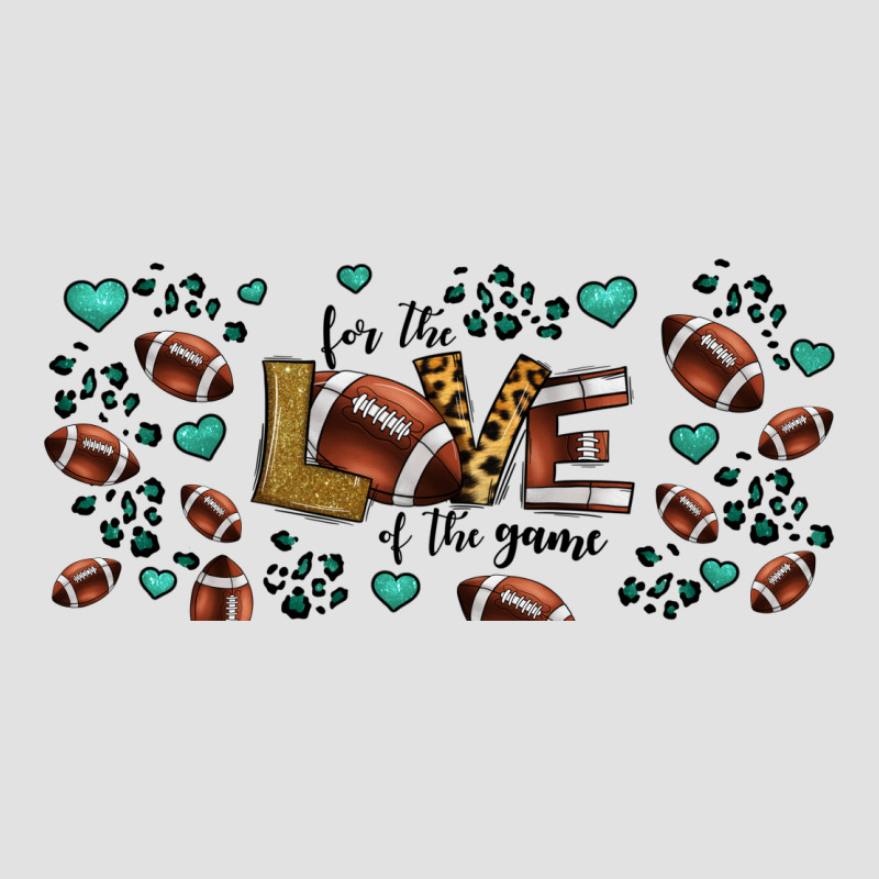 For The Love Of The Game American Football Premium Hoodie by Jasminsmagicworld | Teevron