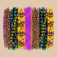 Mardi Gras Fleur De Lis And Beads Brush Stroke Heavyweight Sweatshirt | Teevron