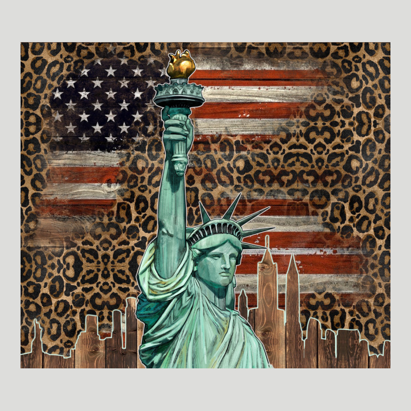 Statue Of Liberty Tumbler Zipper Hoodie by BarkalooDesign | Teevron