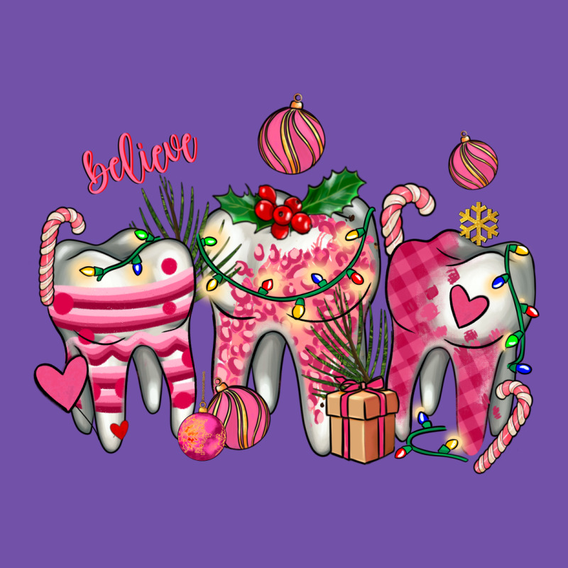 Pink Christmas Teeth Premium Sweatshirt by AdoDesignShop | Teevron