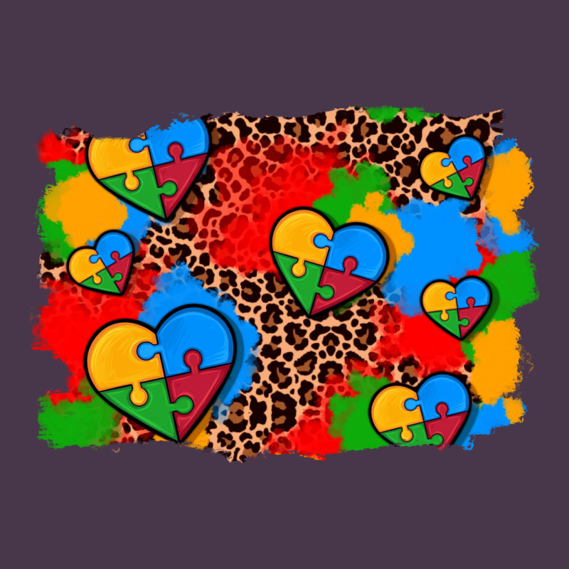 Autism Heart Background Heavyweight Hoodie by AdoDesignShop | Teevron