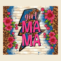 Girl Mama Thunder With Flowers Ladies Tee | Teevron
