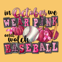 In October We Wear Pink And Watch Baseball Vintage Hoodie | Teevron