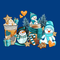 Winter Snowman Coffee Cups Premium Sweatshirt | Teevron