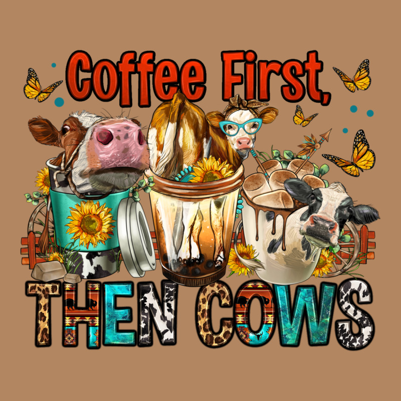 Coffee First Then Cows Long Sleeve Tee by FaDigitalArtStudio | Teevron