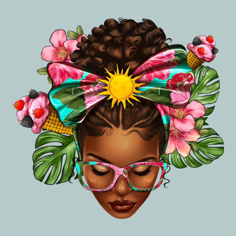 Afro Woman Summer Heavy Core Tee by texasbilliewilder | Teevron