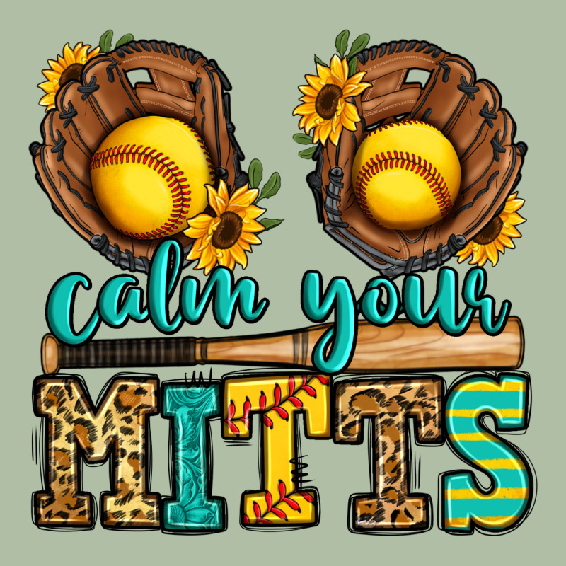 Calm Your Mitts Softball Urban Heavy Tee by Jasminsmagicworld | Teevron