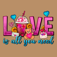 Love Is All You Need Valentines Day Frappe Coffee Vintage Hoodie | Teevron