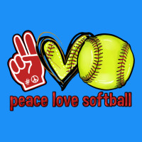 Peace Love Softball Classic Tee | Teevron