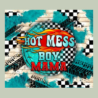 Hot Mess Boy Mama With Fire Ladies Tee | Teevron