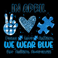 In April We Wear Blue Urban Hoodie | Teevron
