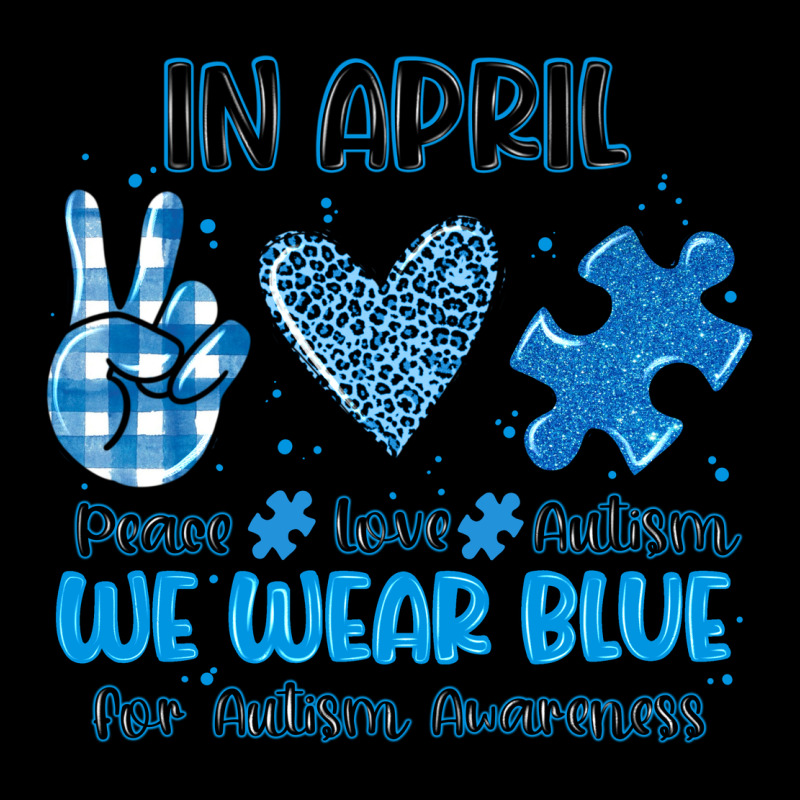 In April We Wear Blue Urban Hoodie by JahusDesignShop | Teevron