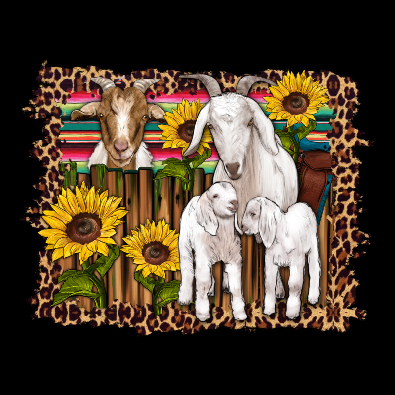 Gats Baby Gots Sunflowers Wooden Serape Leopard Heavyweight Sweatshirt by Artiststas | Teevron