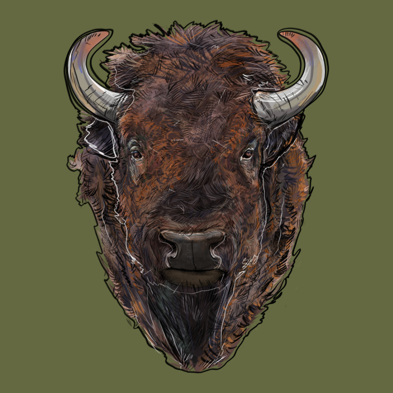 American Bison Long Sleeve Tee by RanaPortraitStore | Teevron