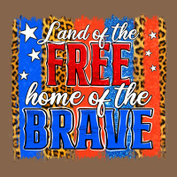Land Of The Free Th Of July Brushstroke Premium Tee | Teevron