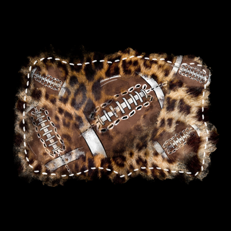 Football Background Leopard Heavy Core Tee by NancyCooperArtShop | Teevron