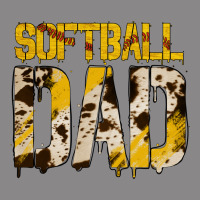No Background Softball Dad Vintage Tee | Teevron