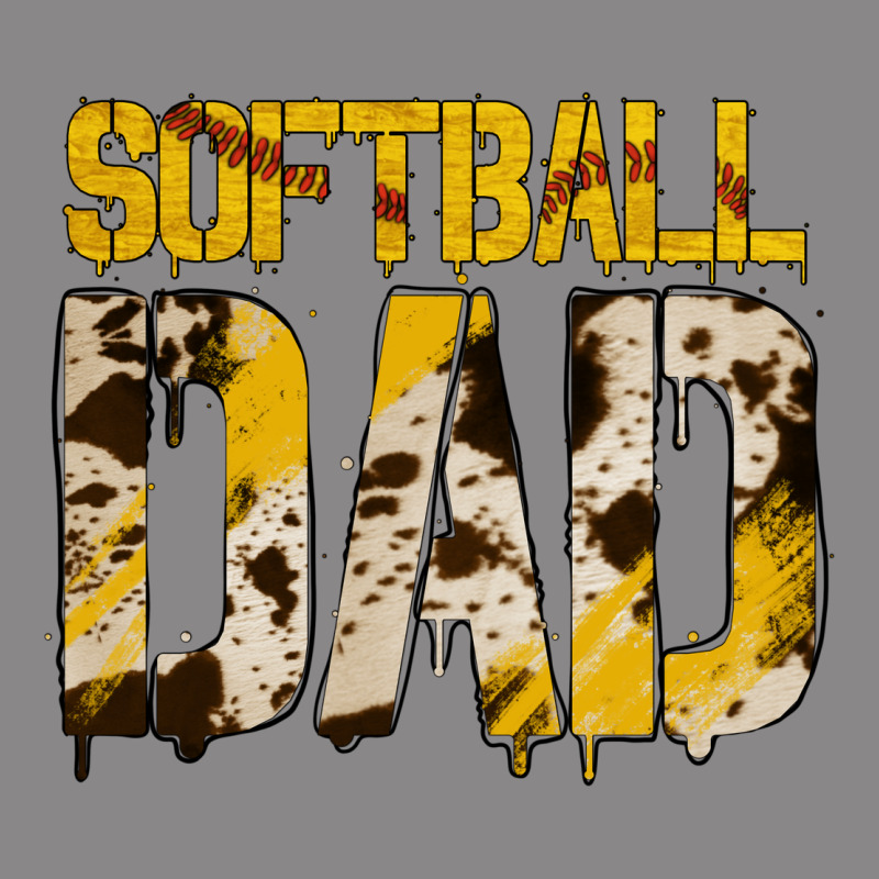 No Background Softball Dad Vintage Tee by Jasminsmagicworld | Teevron