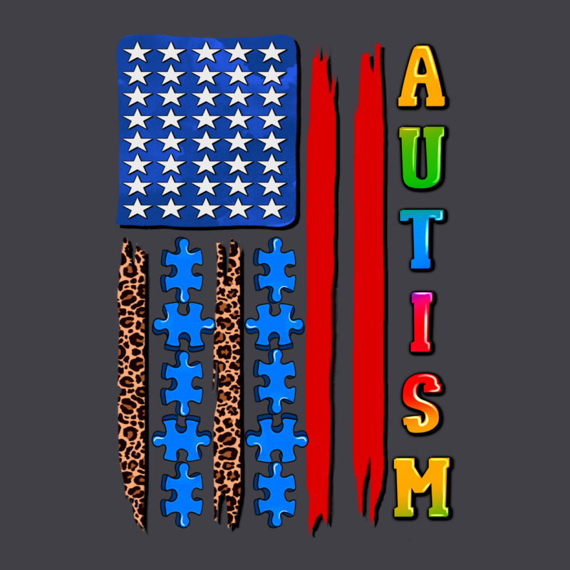 Autism American Flag Heavyweight Hoodie by AdoDesignShop | Teevron