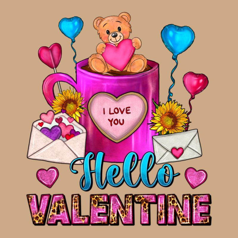 Hello Valentine Valentines Day Coffee Mug Vintage Hoodie by FaDigitalArtStudio | Teevron