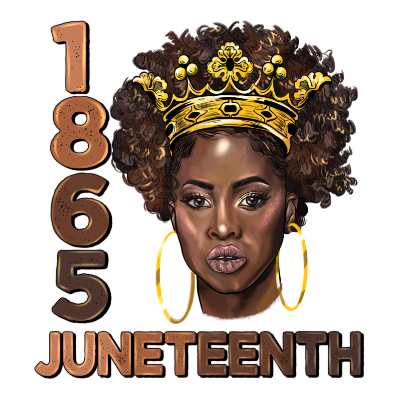 1865 Juneteenth Black Women Zipper Hoodie by BarkalooDesign | Teevron