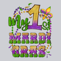 My First Mardi Gras Glitter Fleur De Lis Heavyweight Sweatshirt | Teevron