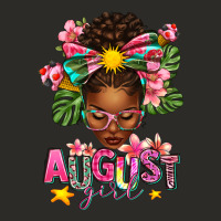 August Girl Afro Woman Summer Heavy Core Tee | Teevron