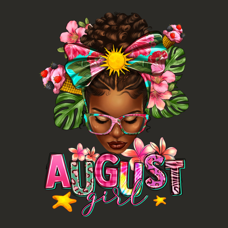 August Girl Afro Woman Summer Heavy Core Tee by texasbilliewilder | Teevron