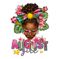 August Girl Afro Woman Summer | Teevron