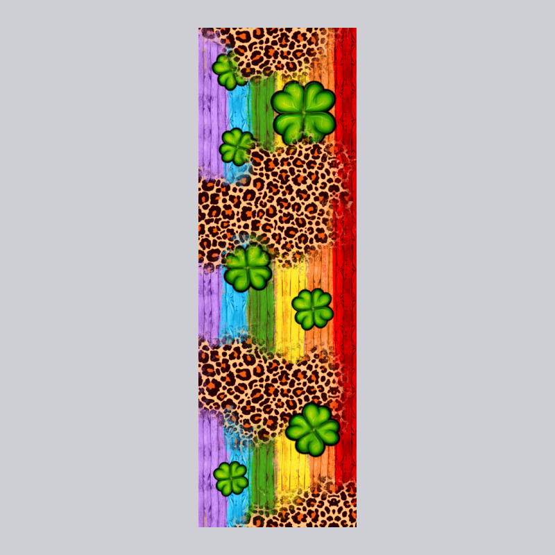 St. Patrick's Day Western Shamrock Leopard Rainbow Heavyweight Sweatshirt by Artiststas | Teevron