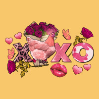 Chicken Valentine's Day Xoxo Vintage Hoodie | Teevron