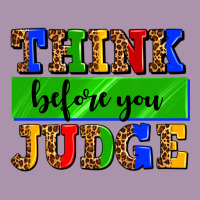 Think Before You Judge Heavyweight Hoodie | Teevron