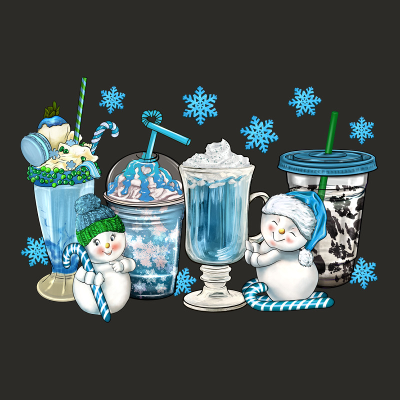 Winter Snowman Coffee Cups Heavy Core Tee by texasbilliewilder | Teevron