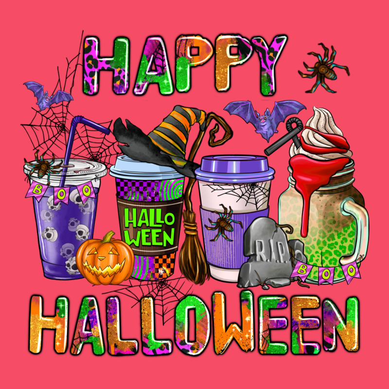 Happy Halloween Coffee Cups Premium Sweatshirt by AdoDesignShop | Teevron