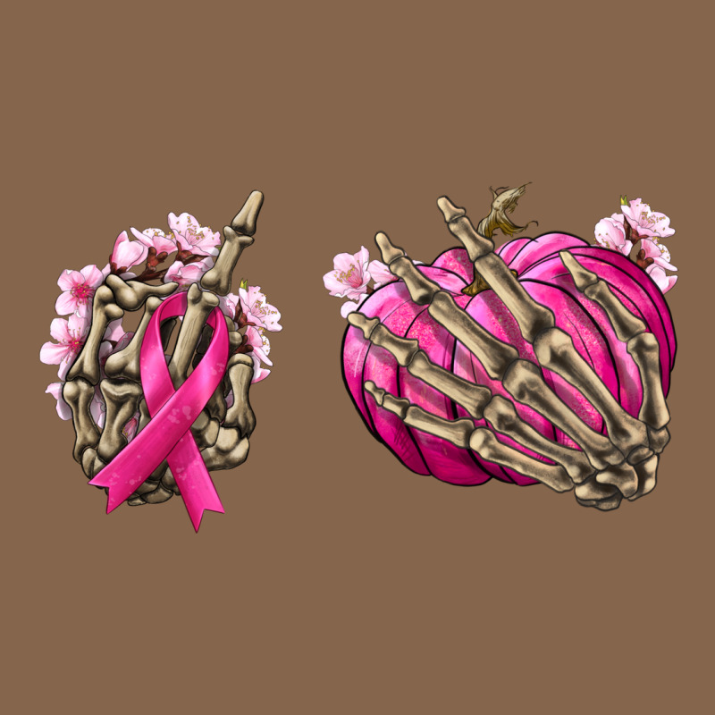 Breast Cancer Skeleton Hands Premium Tee by NancyCooperArtShop | Teevron