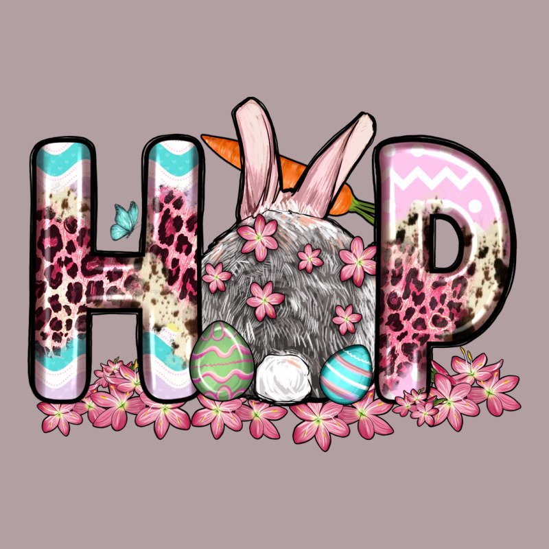 Easter Day Hop Bunny Vintage Hoodie by OliviaCreatesArt | Teevron