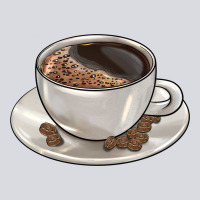 Coffee  Americano Zipper Hoodie | Teevron