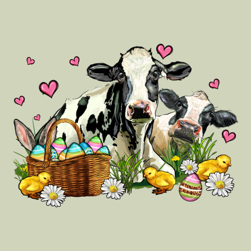 Easter Cows With Chicks Heavyweight Hoodie by AdoDesignShop | Teevron