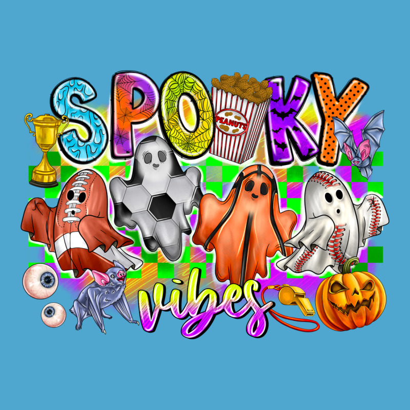 Spooky Vibes Ghost Premium Hoodie by CowhideDigitalArt | Teevron