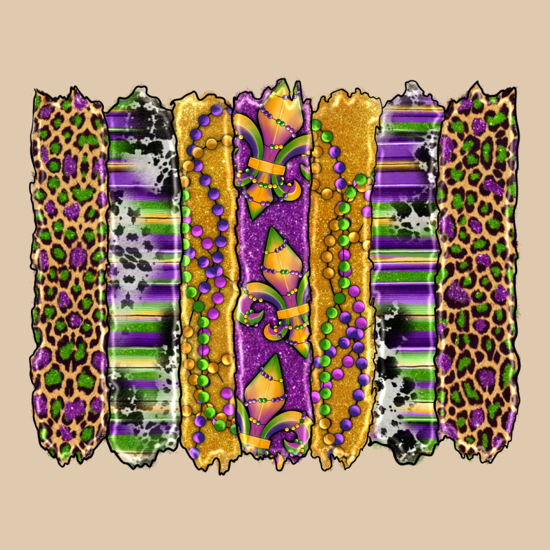 Mardi Gras Fleur De Lis Cowhide Serape Leopard Glitter Brushstrokes Heavyweight Sweatshirt by Artiststas | Teevron