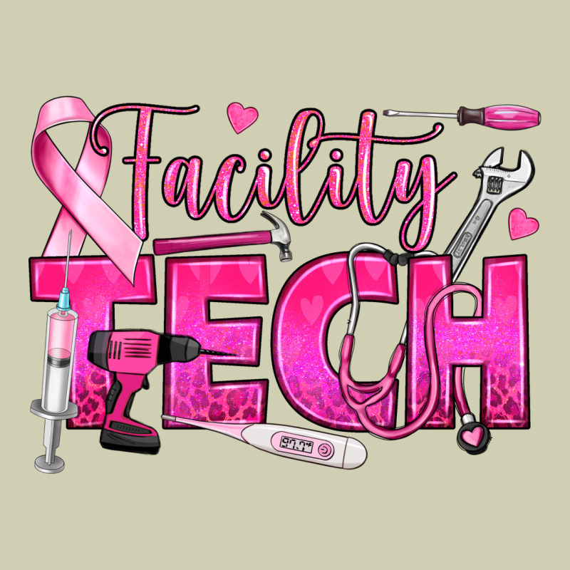 Breast Cancer Facility Tech Heavy Core Tee by texasbilliewilder | Teevron