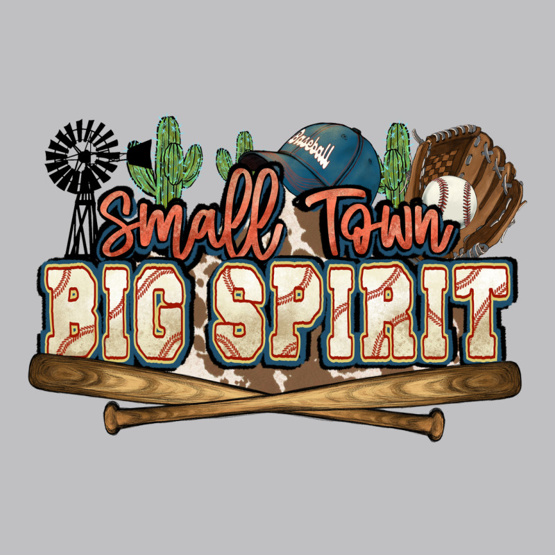 Small Town Big Spirit Baseball Classic Tee by HowdyJamesFarm | Teevron